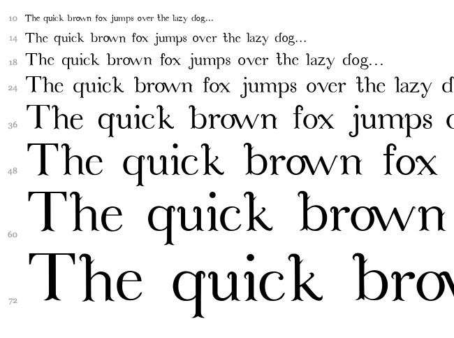 Cosmic Love font waterfall